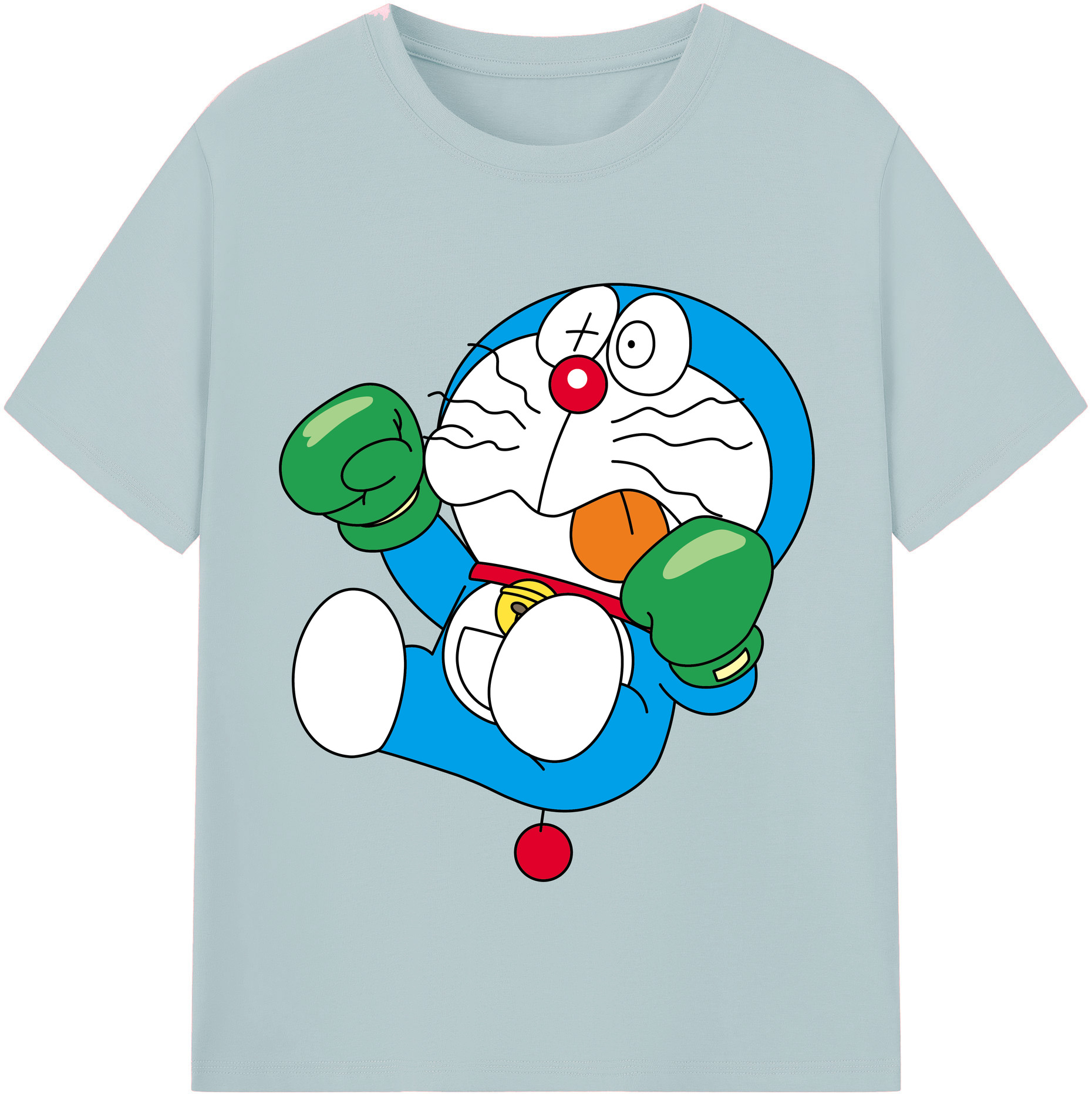 （画像用） ドラえもん Doraemon 綿100％半袖Tシャツ（フロントプリント）